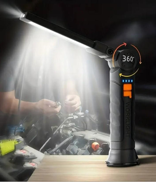 360° Rotating Rechargeable LED Work Light – Magnetic Base