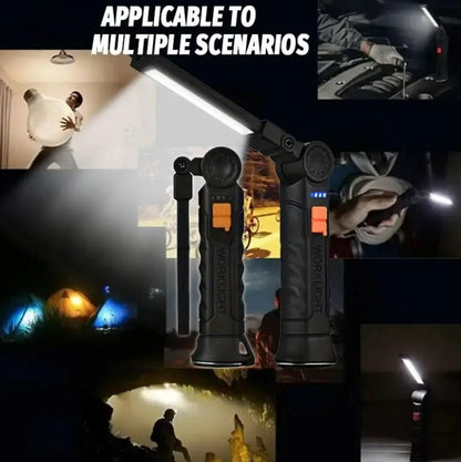 360° Rotating Rechargeable LED Work Light – Magnetic Base