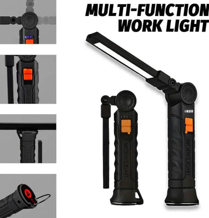 360° Rotating Rechargeable LED Work Light – Magnetic Base
